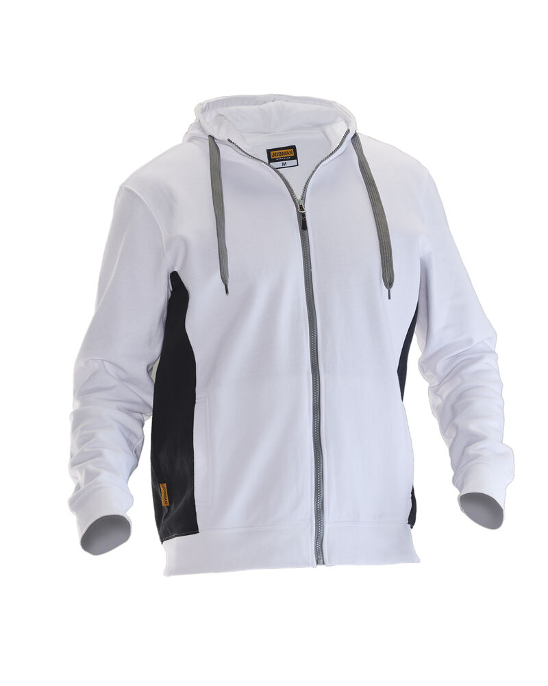 5400 Hoodie vit/svart XXS